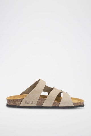 Sandalias de nobuk Alvaro - Beige