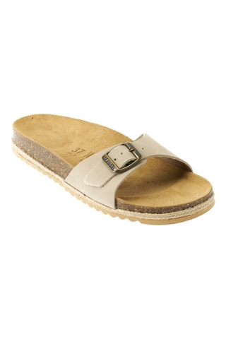 Sandalias de nobuk - Beige