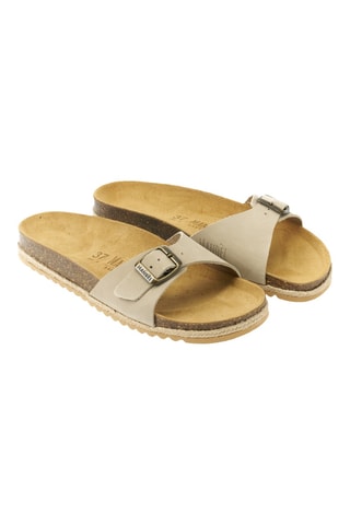 Sandalias de nobuk - Beige