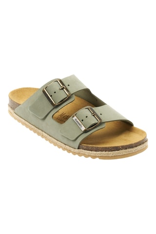 Sandalias de nobuk - Verde