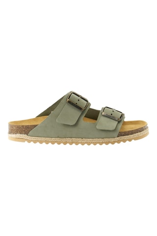 Sandalias de nobuk - Verde