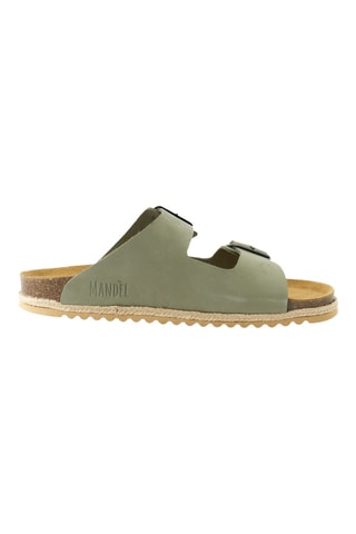 Sandalias de nobuk - Verde