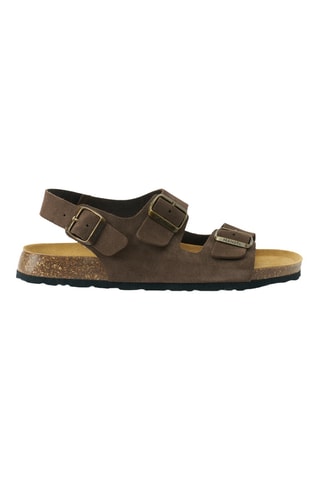 Sandalias de nobuk - Marrón