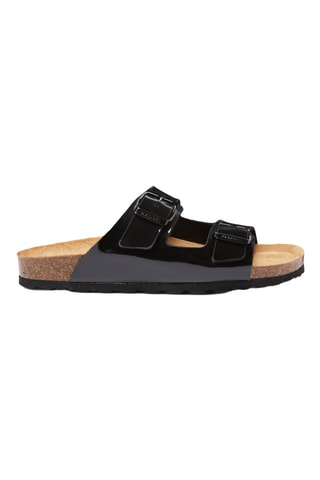 Sandalias de charol - Negro
