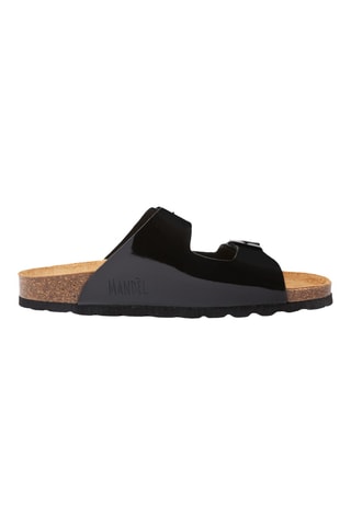 Sandalias de charol - Negro