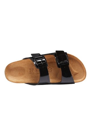 Sandalias de charol - Negro