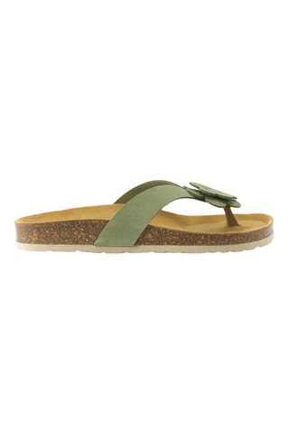 Chanclas de nobuk - Verde
