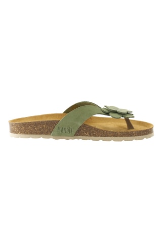Chanclas de nobuk - Verde