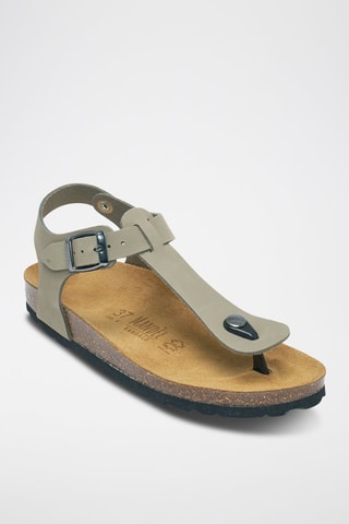 Sandalias de nobuk Leon - Gris