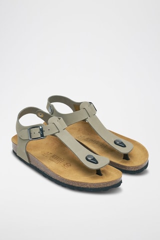 Sandalias de nobuk Leon - Gris