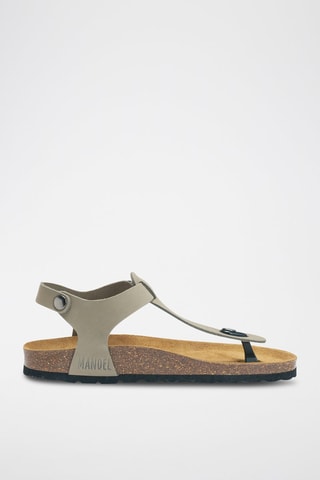 Sandalias de nobuk Leon - Gris