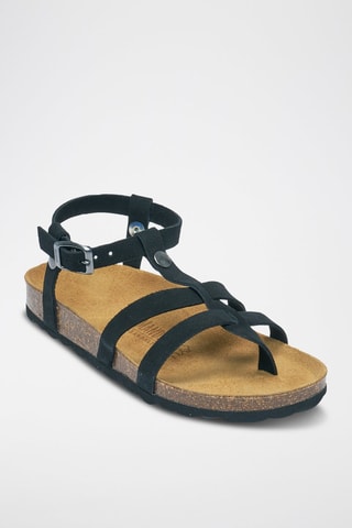 Sandalias de nobuk Nina - Negro