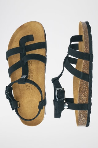 Sandalias de nobuk Nina - Negro