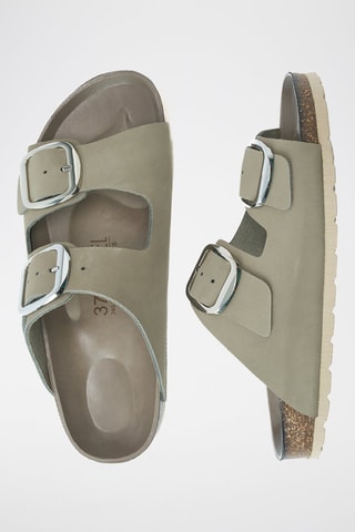 Sandalias de nobuk Alberto - Gris