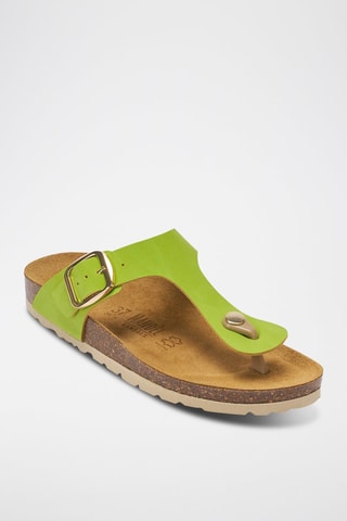 Chanclas Blanca - Verde
