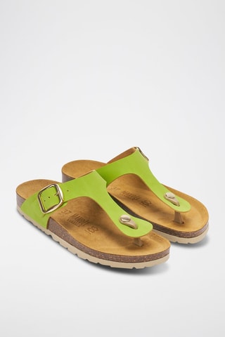 Chanclas Blanca - Verde