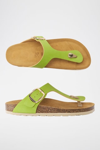 Chanclas Blanca - Verde