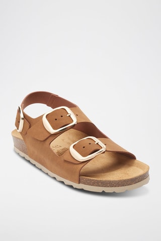 Sandalias de ecopiel Carlos - Marrón