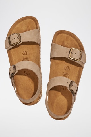 Sandalias de nobuk Ines - Topo