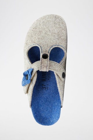 Zapatillas de casa Flor - Gris