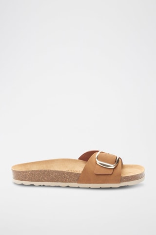 Sandalias de ecopiel Agata - Marrón