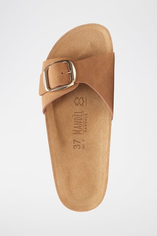 Sandalias de ecopiel Agata - Marrón