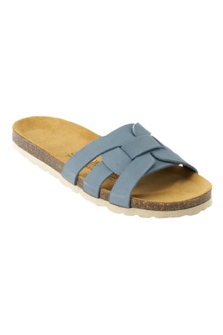Sandalias de nobuk - Azul