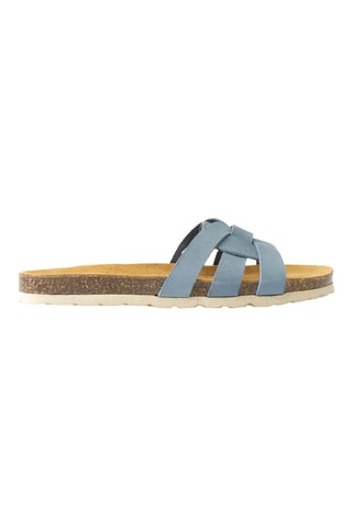Sandalias de nobuk - Azul