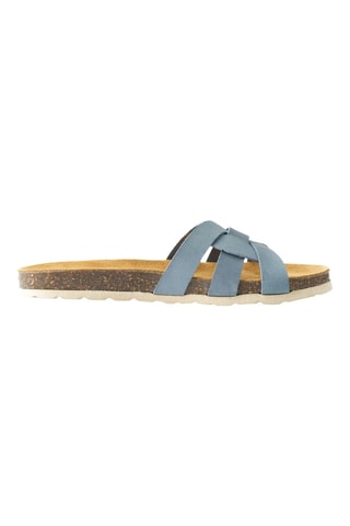 Sandalias de nobuk - Azul