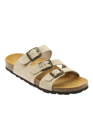 Sandalias de nobuk - Beige