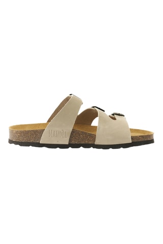 Sandalias de nobuk - Beige