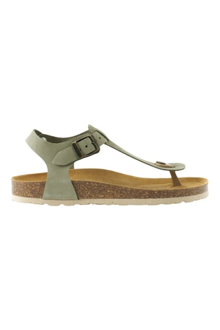 Sandalias de nobuk - Verde