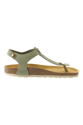 Sandalias de nobuk - Verde