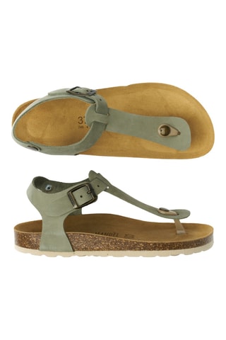 Sandalias de nobuk - Verde