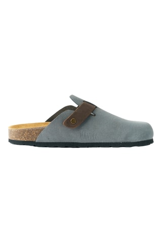 Zuecos de nobuk - Gris