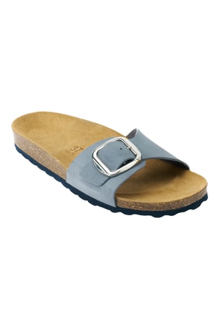 Sandalias de nobuk - Azul