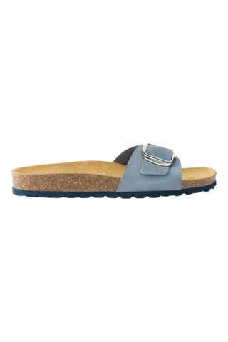 Sandalias de nobuk - Azul