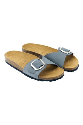Sandalias de nobuk - Azul