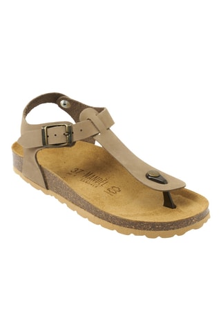 Sandalias de nobuk - Marrón