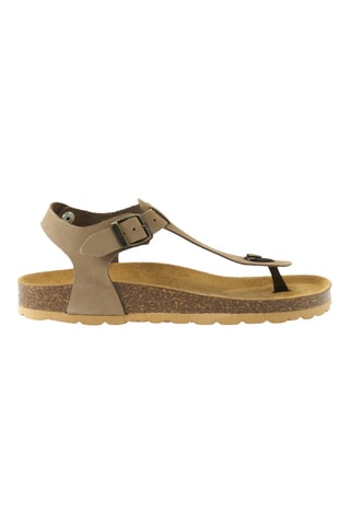 Sandalias de nobuk - Marrón