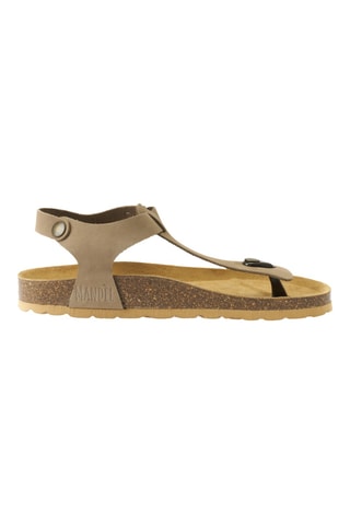 Sandalias de nobuk - Marrón