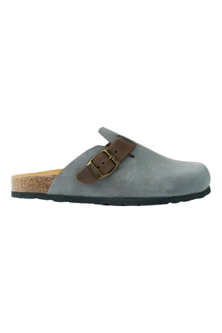 Zuecos de nobuk - Gris