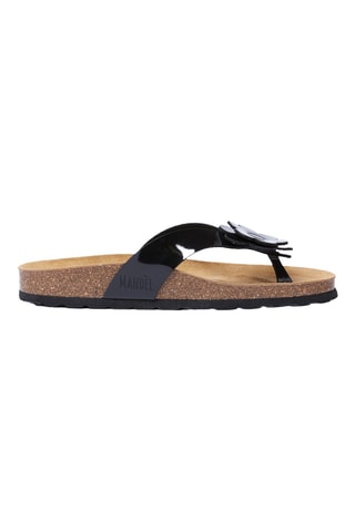 Chanclas con brillo - Negro