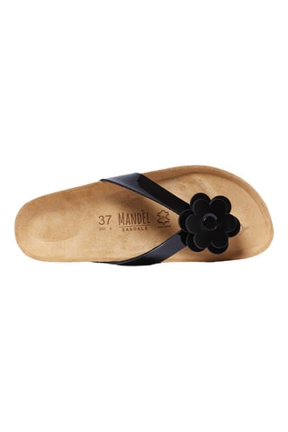 Chanclas con brillo - Negro