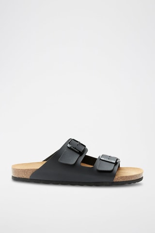 Sandalias de ecopiel Alberto - Marrón y negro