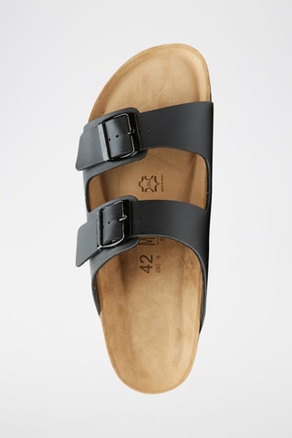 Sandalias de ecopiel Alberto - Marrón y negro