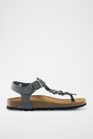 Sandalias de nobuk Aida - Gris