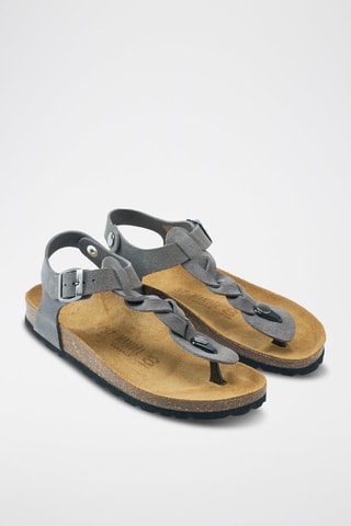 Sandalias de nobuk Aida - Gris