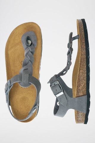 Sandalias de nobuk Aida - Gris