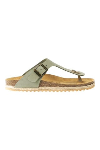 Chanclas de nobuk - Verde